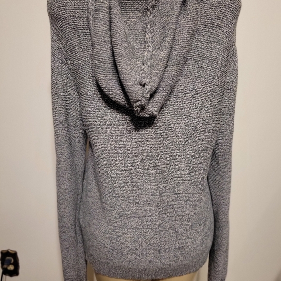 AEROPOSTALE GREY Sweater Pockets Medium Soft Oversized Cozy Winter - Picture 5 of 5